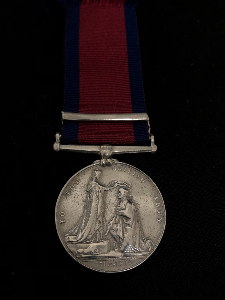 A Victoria Military General Service Medal with Orthes-Vittoria clasp. - Image 2 of 2