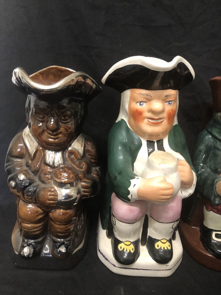 A set of four toby jugs. - Image 2 of 3