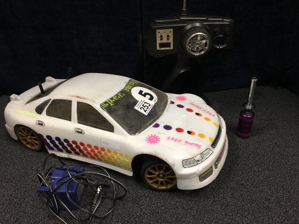 A petrol powered aTamiya Honda radio controlled car. AF