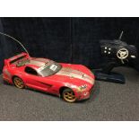 A petrol powered HPI Dodge Viper GTS Radio Controlled Car. AF