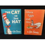 Two original books by Dr Seuss.