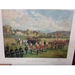 A limited edition print of 5th Royal Inniskilling Dragoon Guards, signed by artist John King 1985.