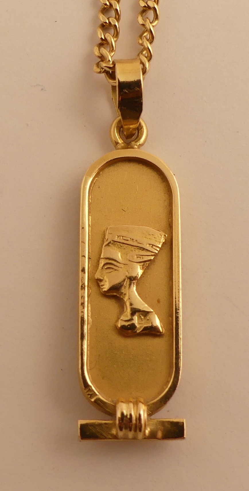 Chaine et pendentif en or jaune. Poids. 11.5g. - - Image 2 of 2