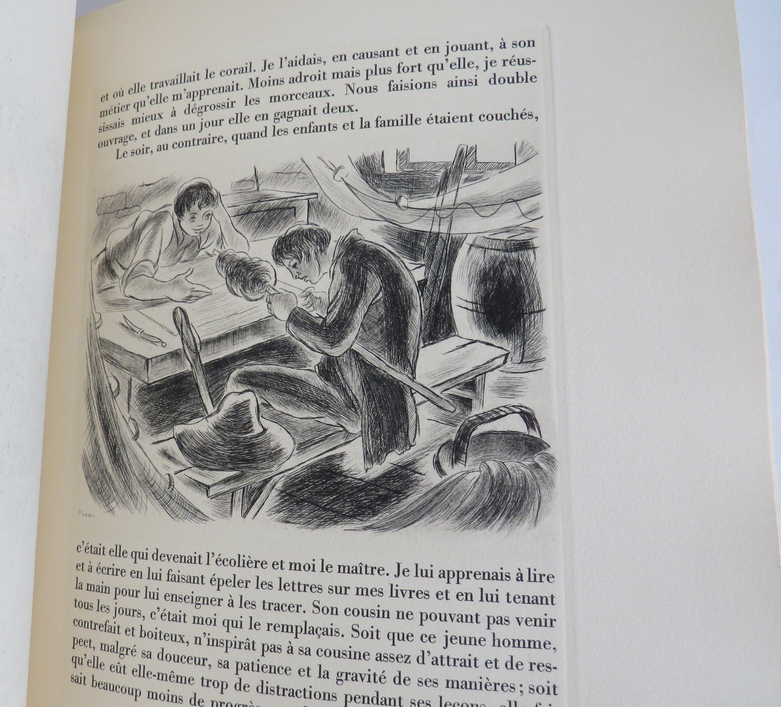 [LEROY] - LAMARTINE. Graziella. Nice, L'image littéraire, 1947; in-4, 156 pp., [...] - Image 3 of 6