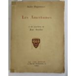 [AUSCHER] - HAGUENAUER (André). - Les Amertumes. Paris, Au Lys rouge, 1925; [...]