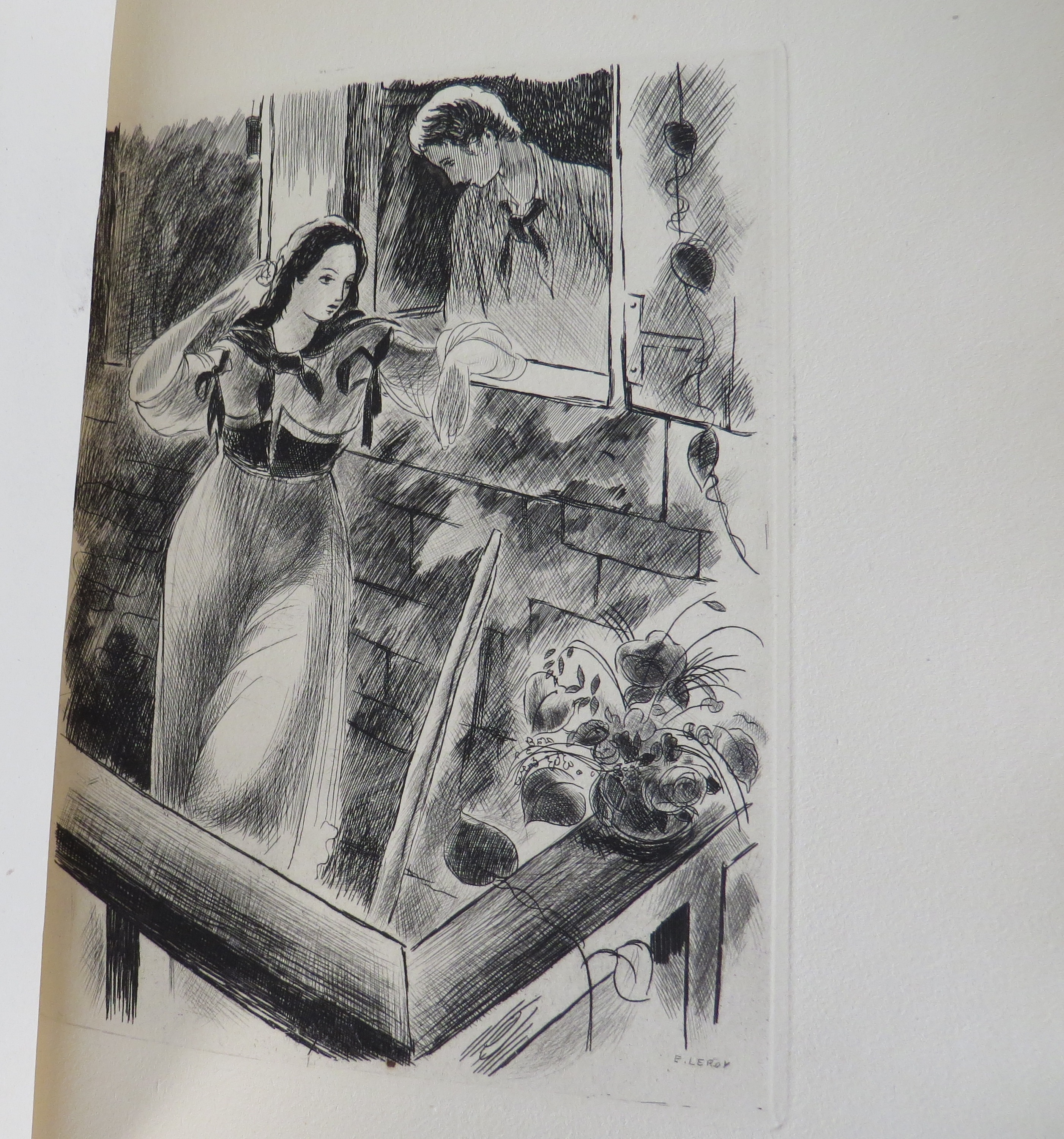 [LEROY] - LAMARTINE. Graziella. Nice, L'image littéraire, 1947; in-4, 156 pp., [...] - Image 4 of 6