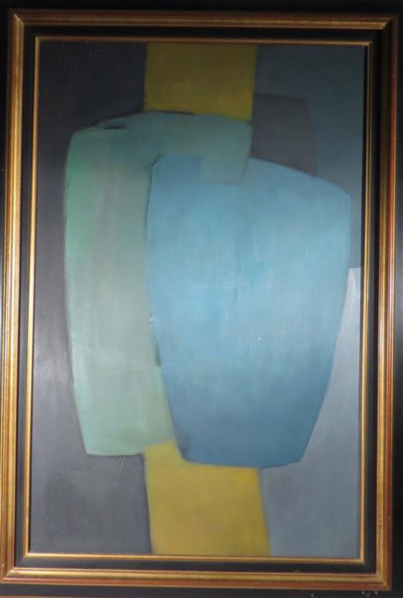 Hardy. Composition cubiste. Huile sur toile. 93 x 61 cm. - - Bild 2 aus 2