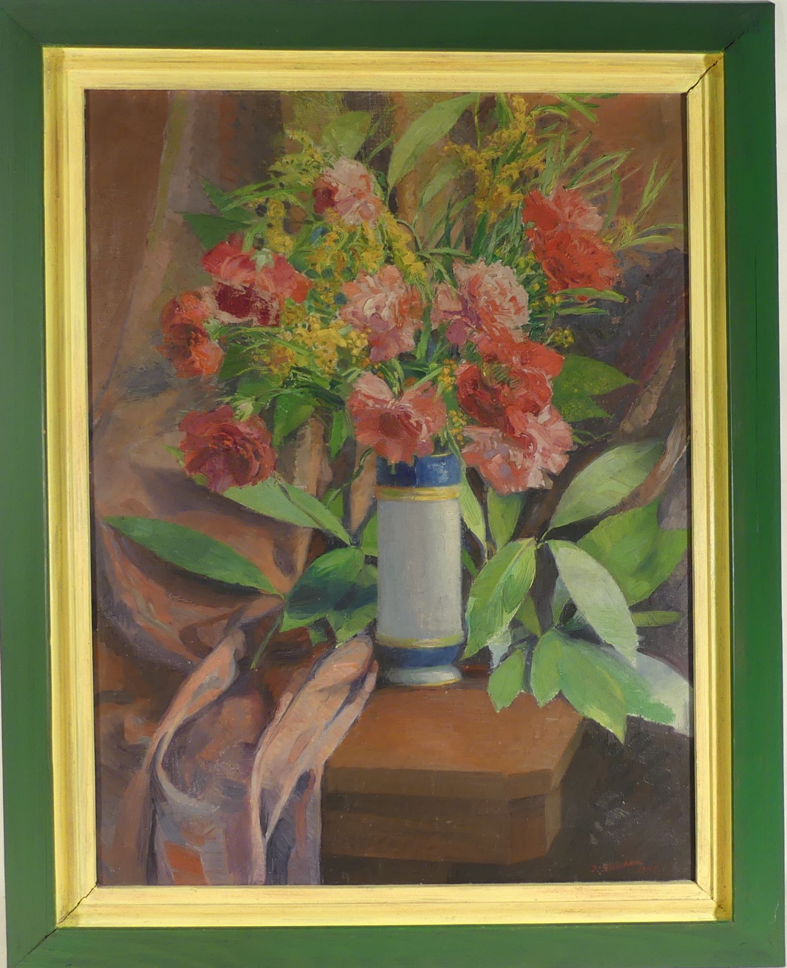 Joseph STEICHEN. Nature morte aux fleurs. Huile sur toile. Signée. 65 x 50 cm. Joint [...] - Bild 8 aus 12