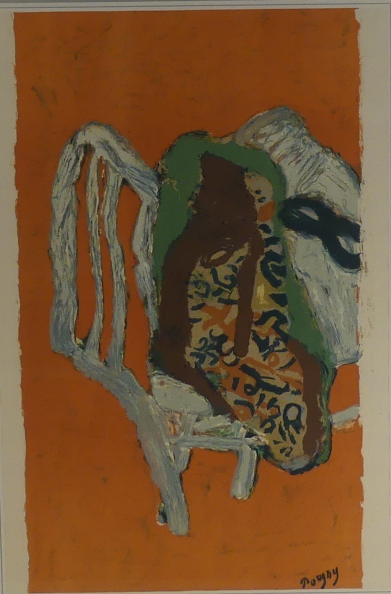 Jean Pougny (1892-1956). Composition. Lithographie couleur, signée du cachet et [...] - Bild 3 aus 4