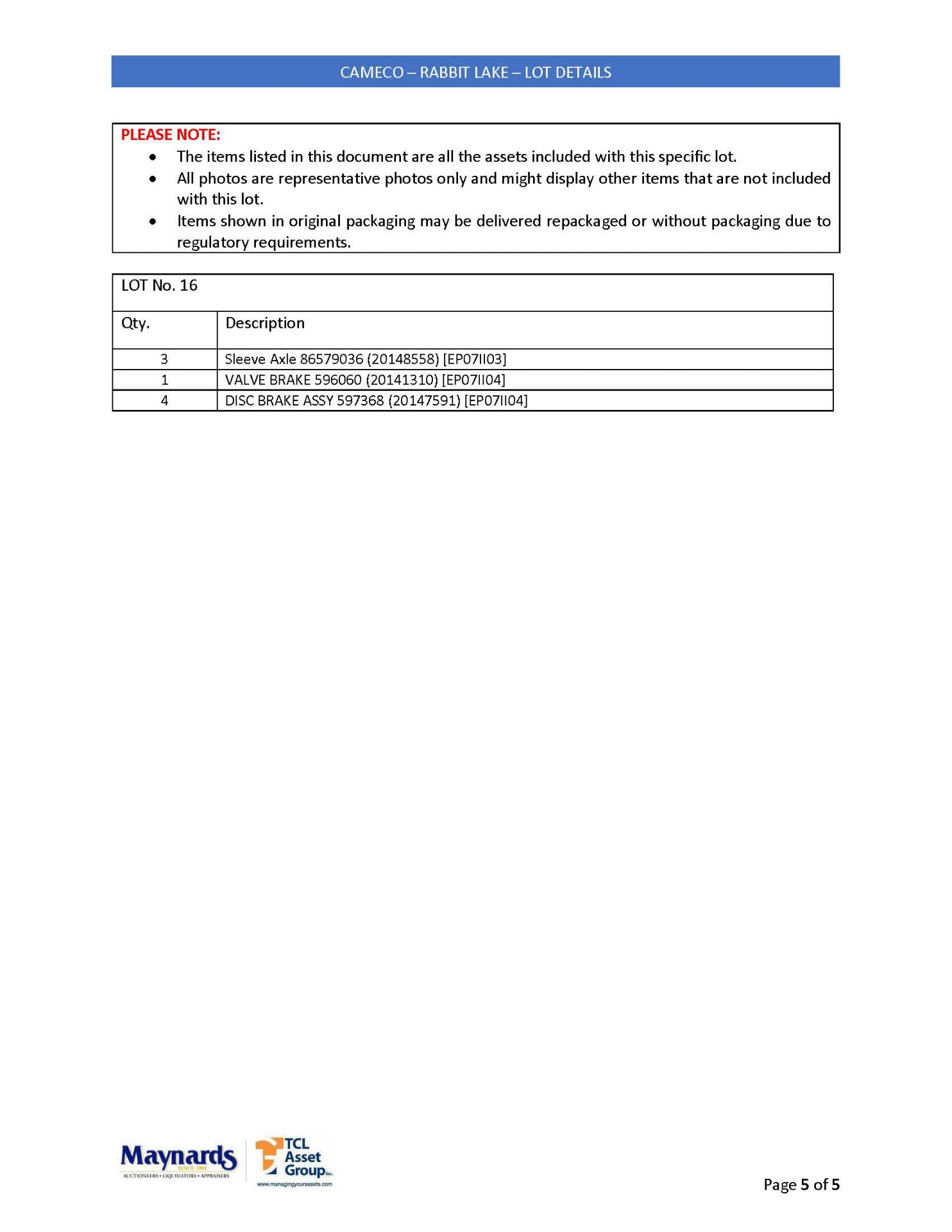 misc. spare parts, etc. (please see attached for detailed lot list. NOTE: quantities are approximate - Image 14 of 14