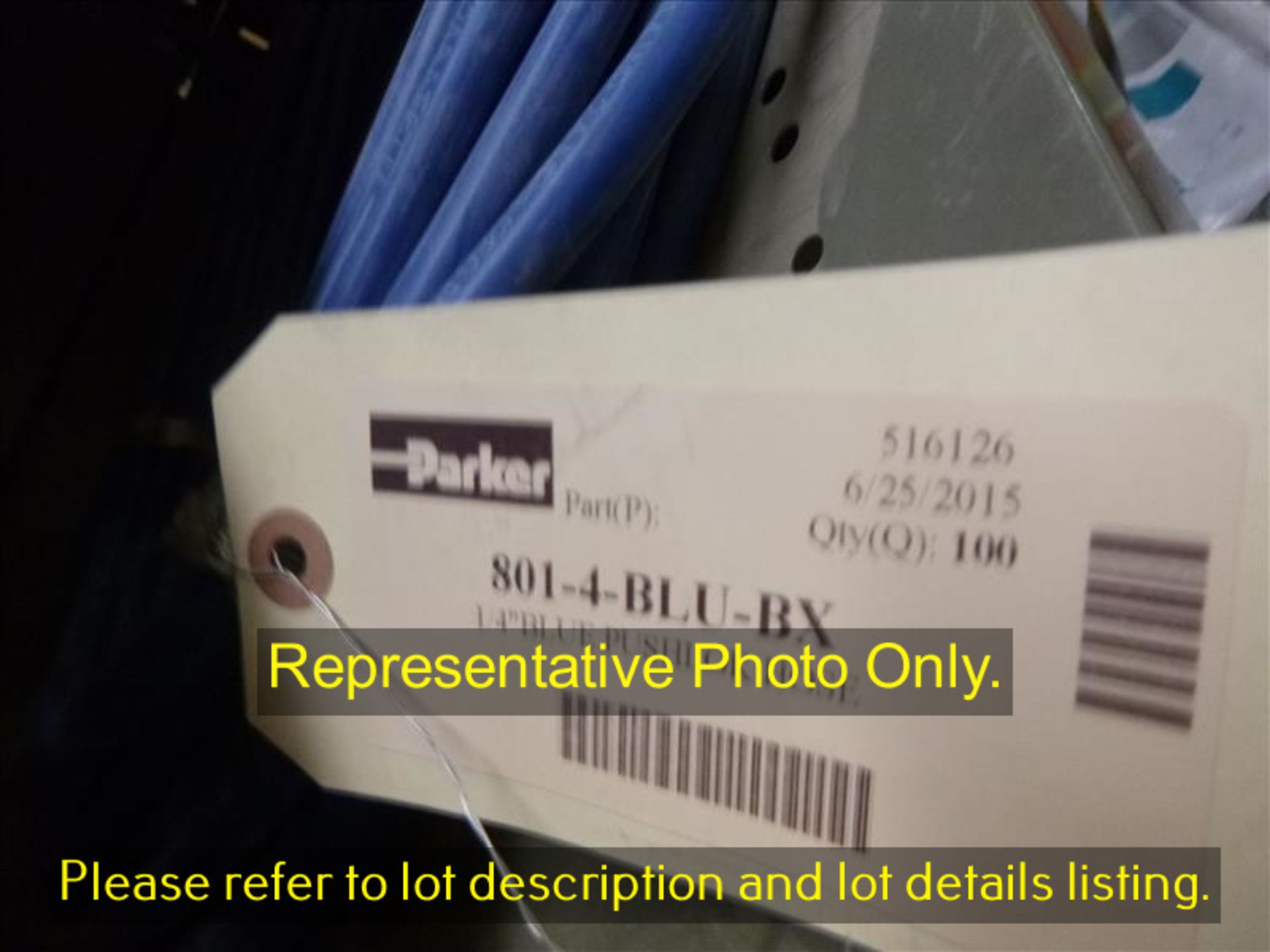 (100 ft.) push-on rubber hose, 1/4 in. dia., 298.78PSI [Items shown in original packaging may be - Image 2 of 2