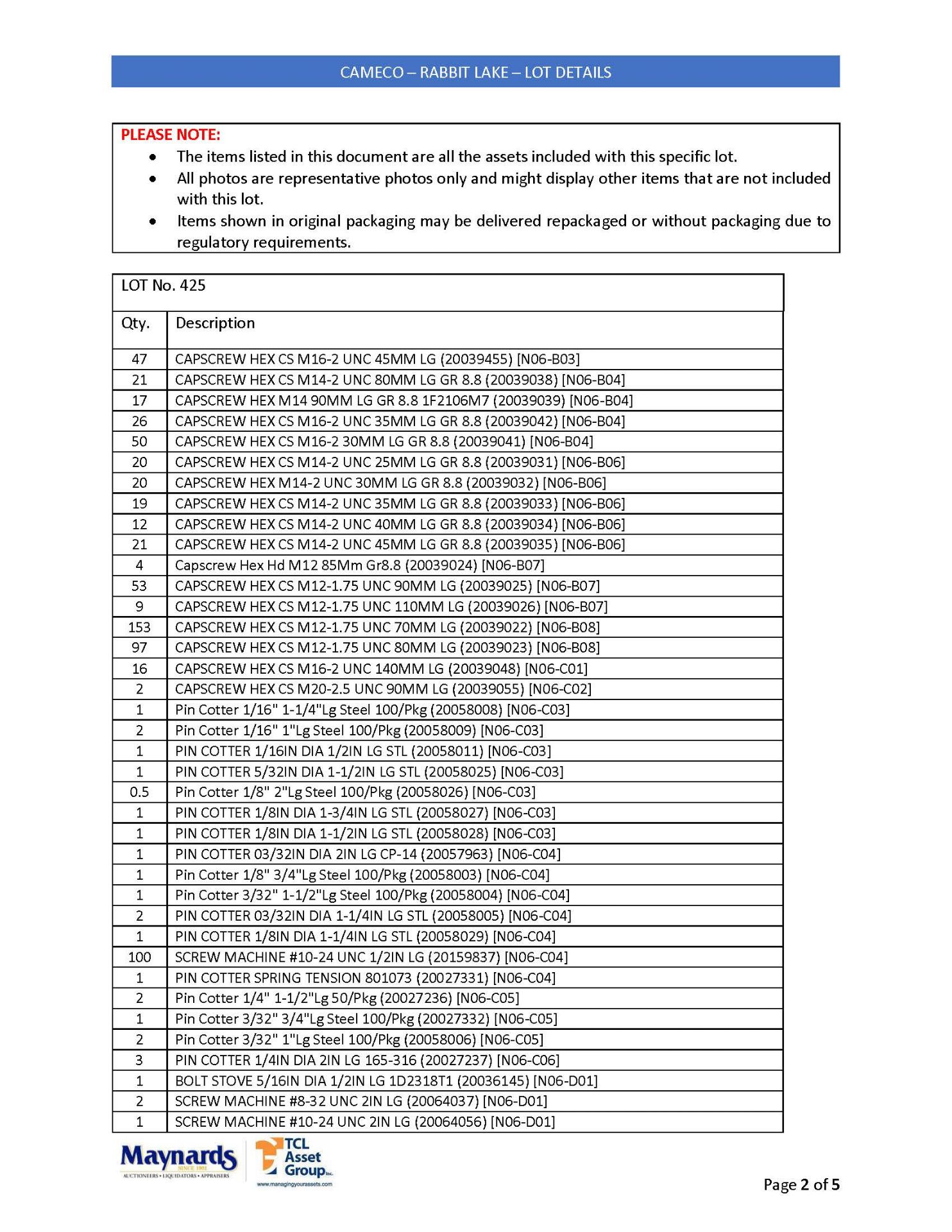 misc. hardware and fasteners, etc. (please see attached for detailed lot list. NOTE: quantities - Image 11 of 14