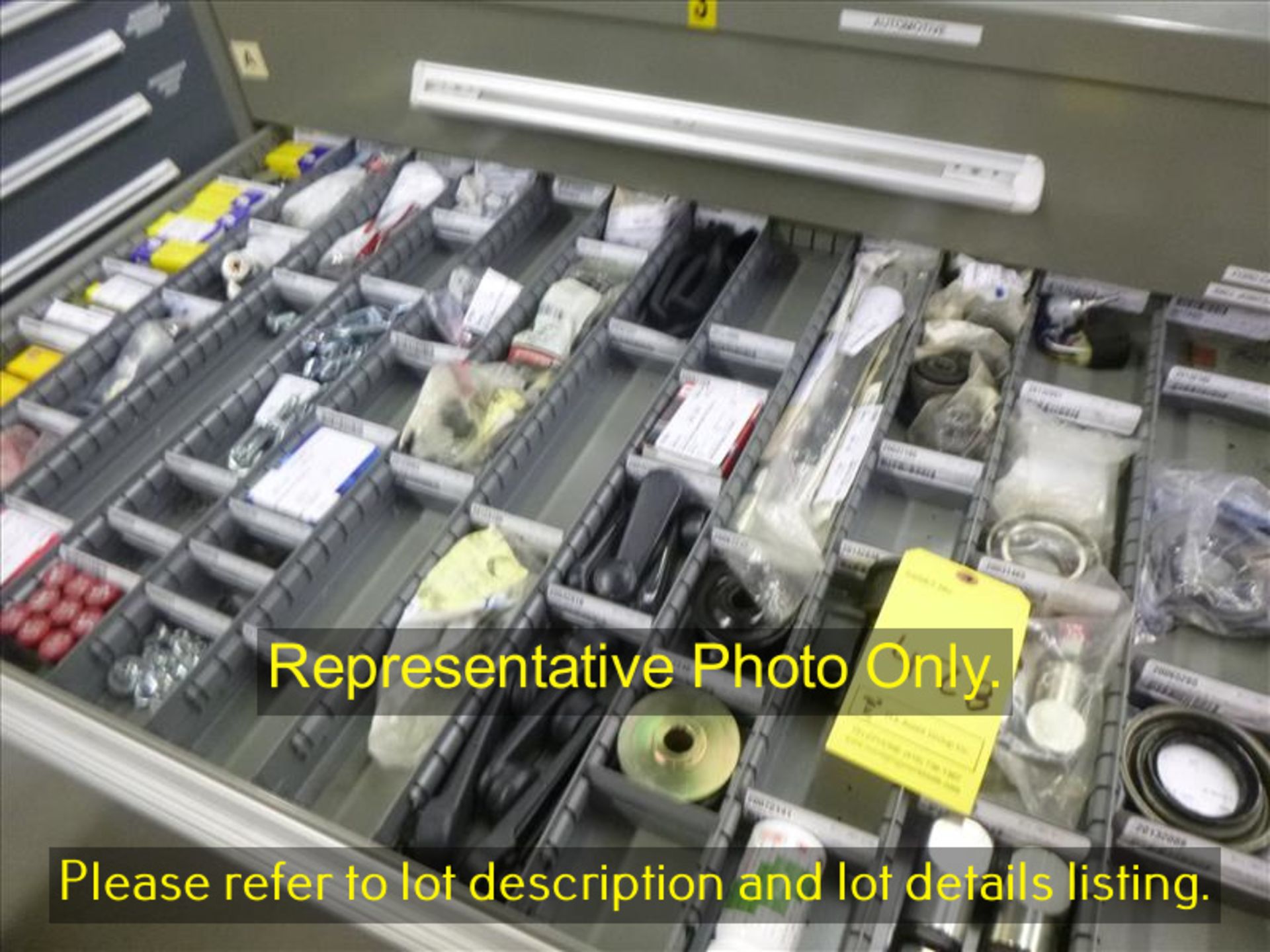 misc. spare parts, etc. (please see attached for detailed lot list. NOTE: quantities are approximate - Image 2 of 13