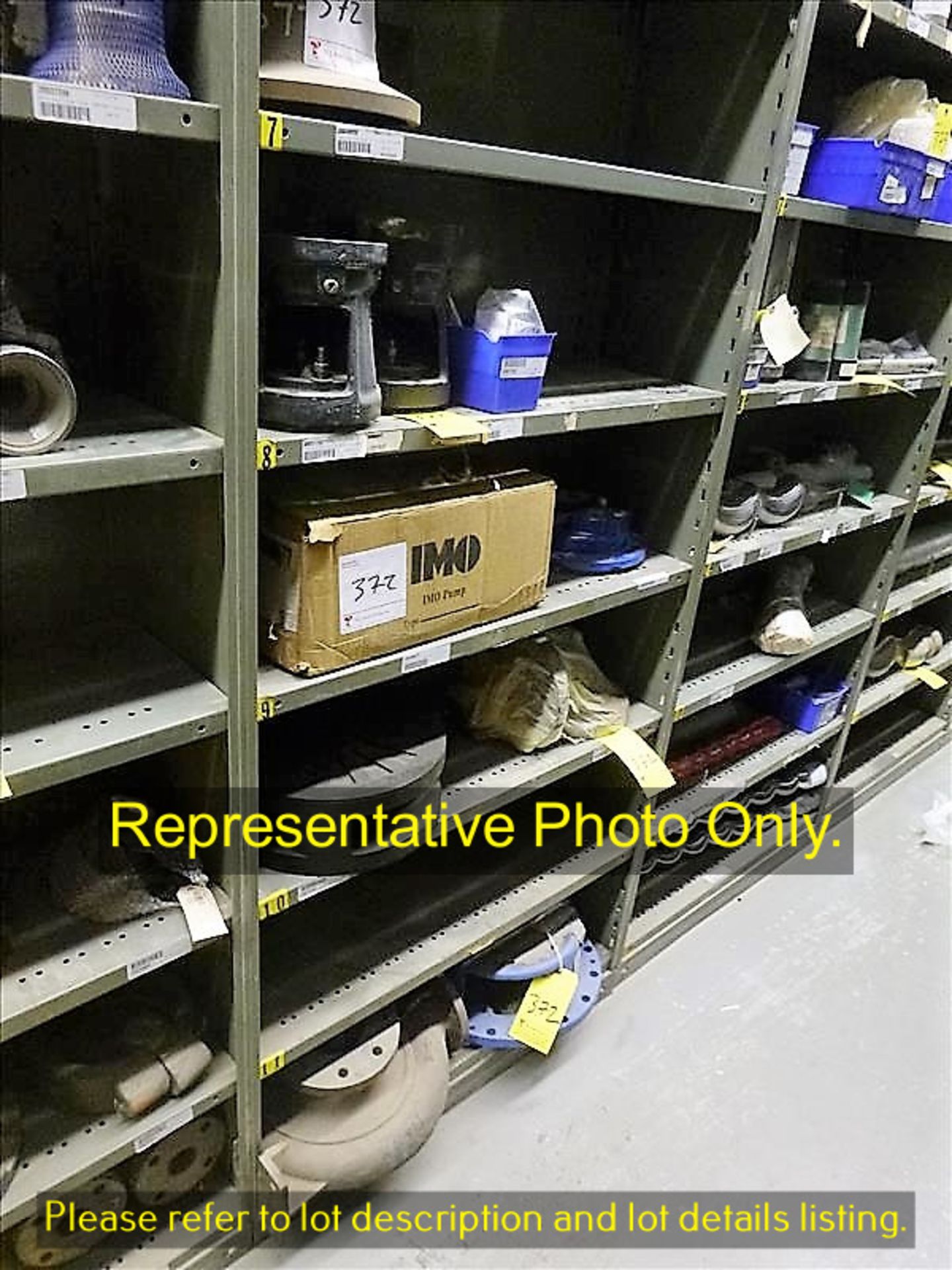 misc. pump parts, etc. (please see attached for detailed lot list. NOTE: quantities are