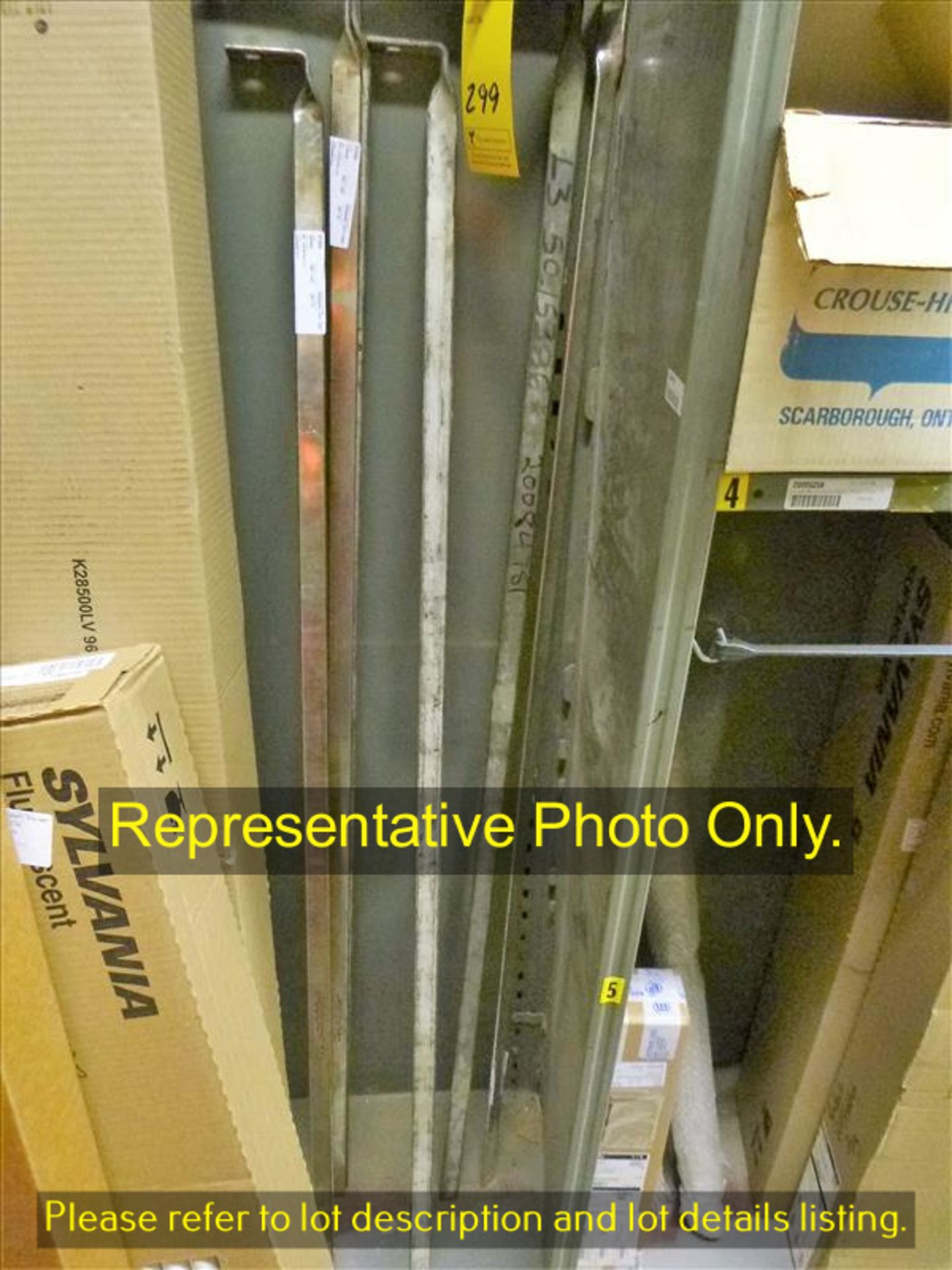 misc. vertical bus bars incl.: (2) L1, (2) L2 and (2) L3 [Items shown in original packaging may be