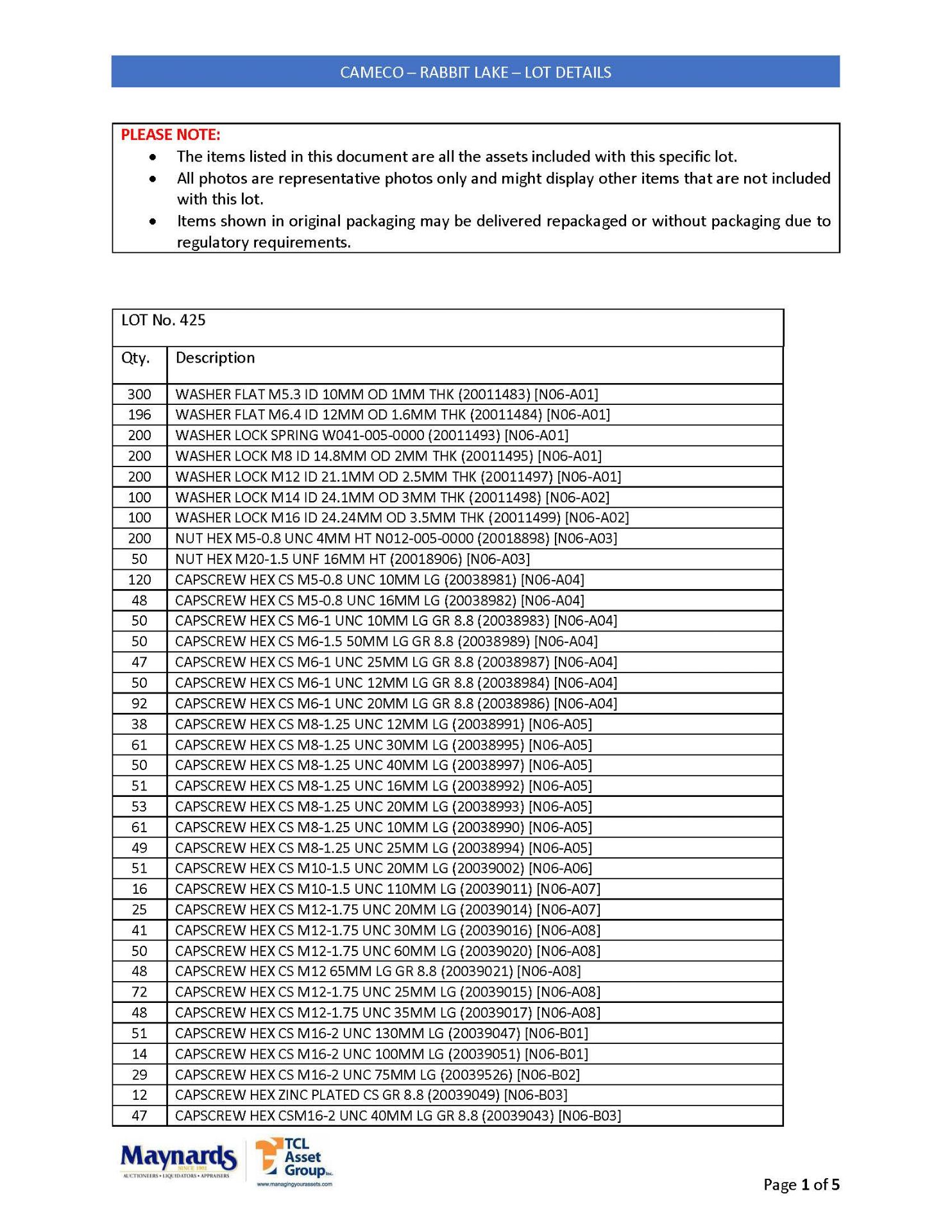 misc. hardware and fasteners, etc. (please see attached for detailed lot list. NOTE: quantities - Image 10 of 14