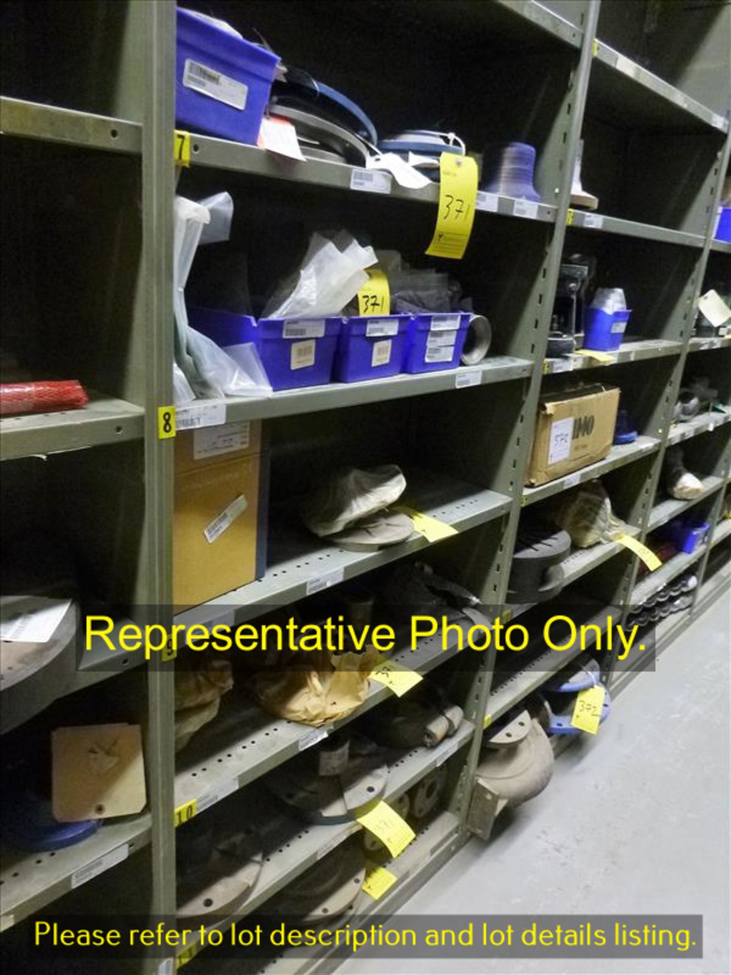 misc. pump parts, etc. (please see attached for detailed lot list. NOTE: quantities are