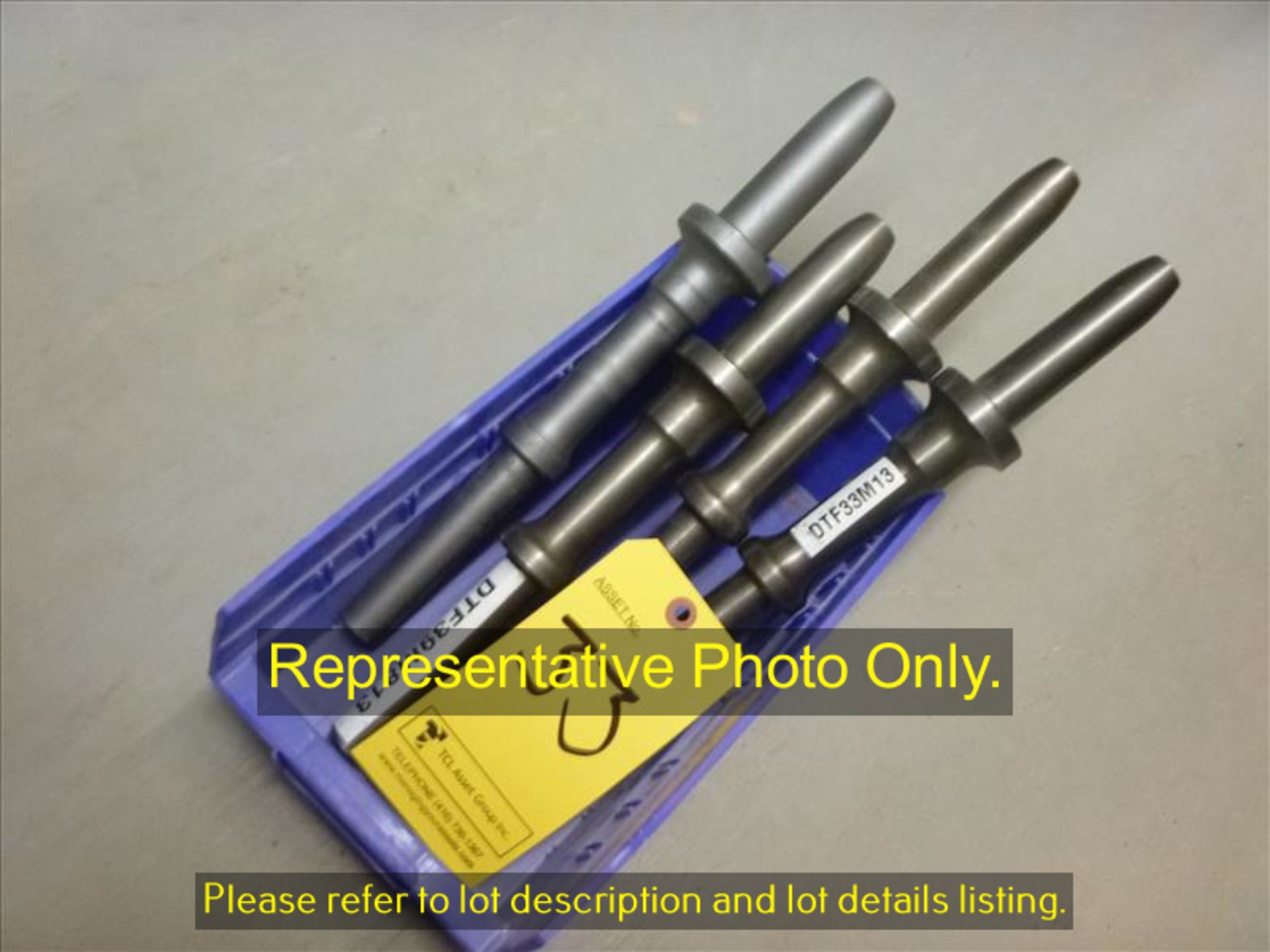 (4) tool driver, 39MM x 13 in. male, p/n DTF39M813 [Items shown in original packaging may be