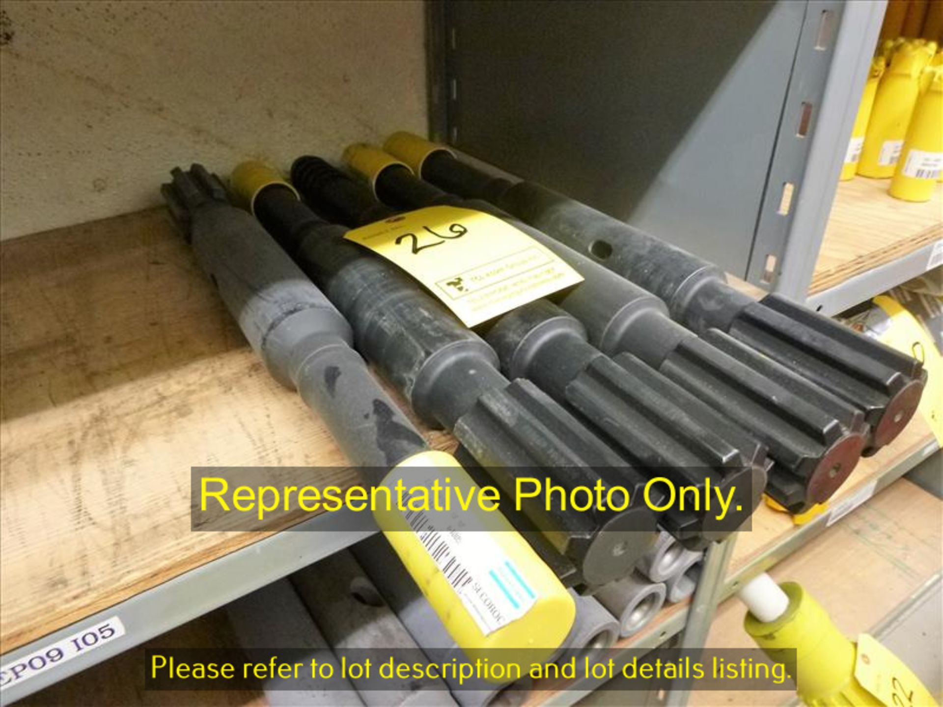 (5) Atlas Copco shank adapters, p/n 90516184 [Items shown in original packaging may be delivered