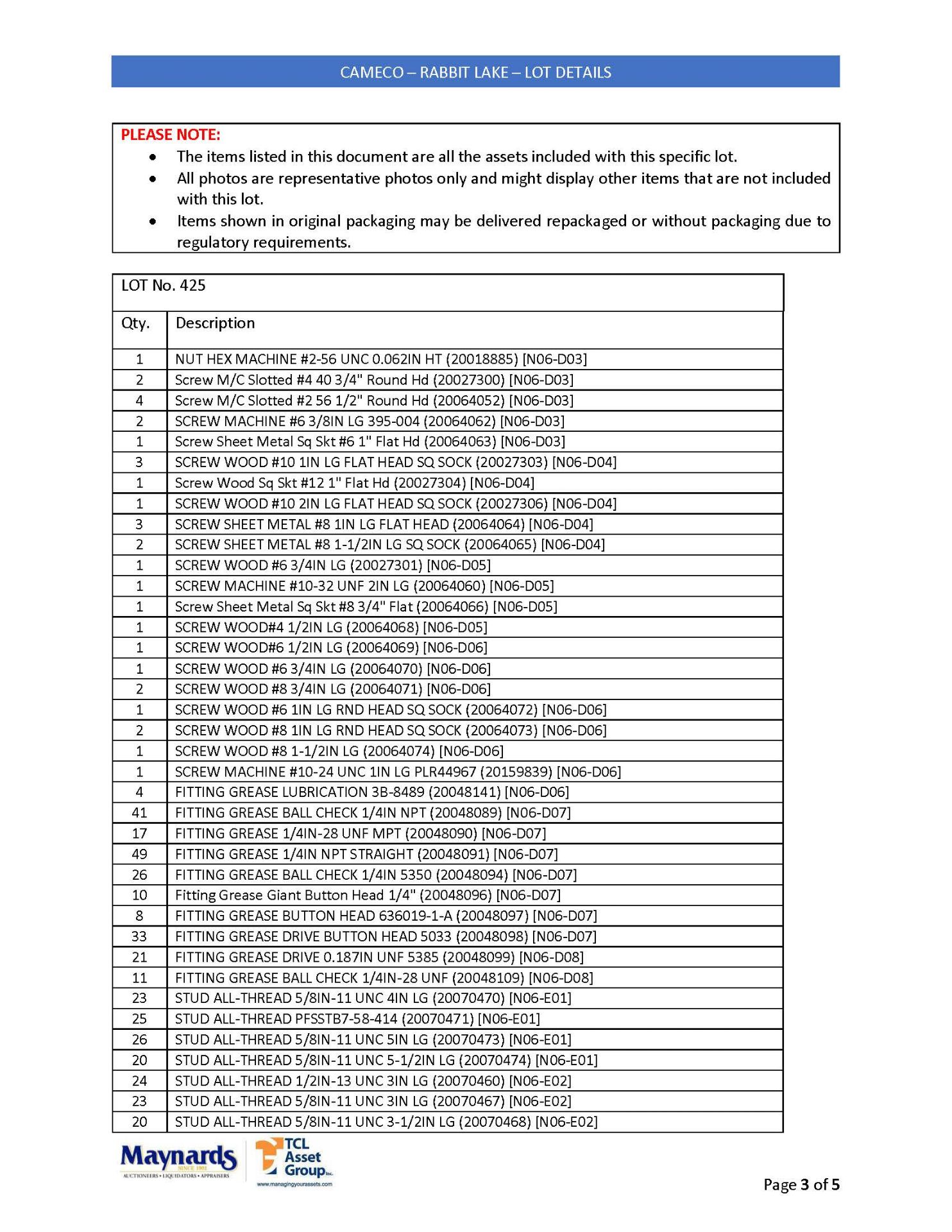 misc. hardware and fasteners, etc. (please see attached for detailed lot list. NOTE: quantities - Image 12 of 14