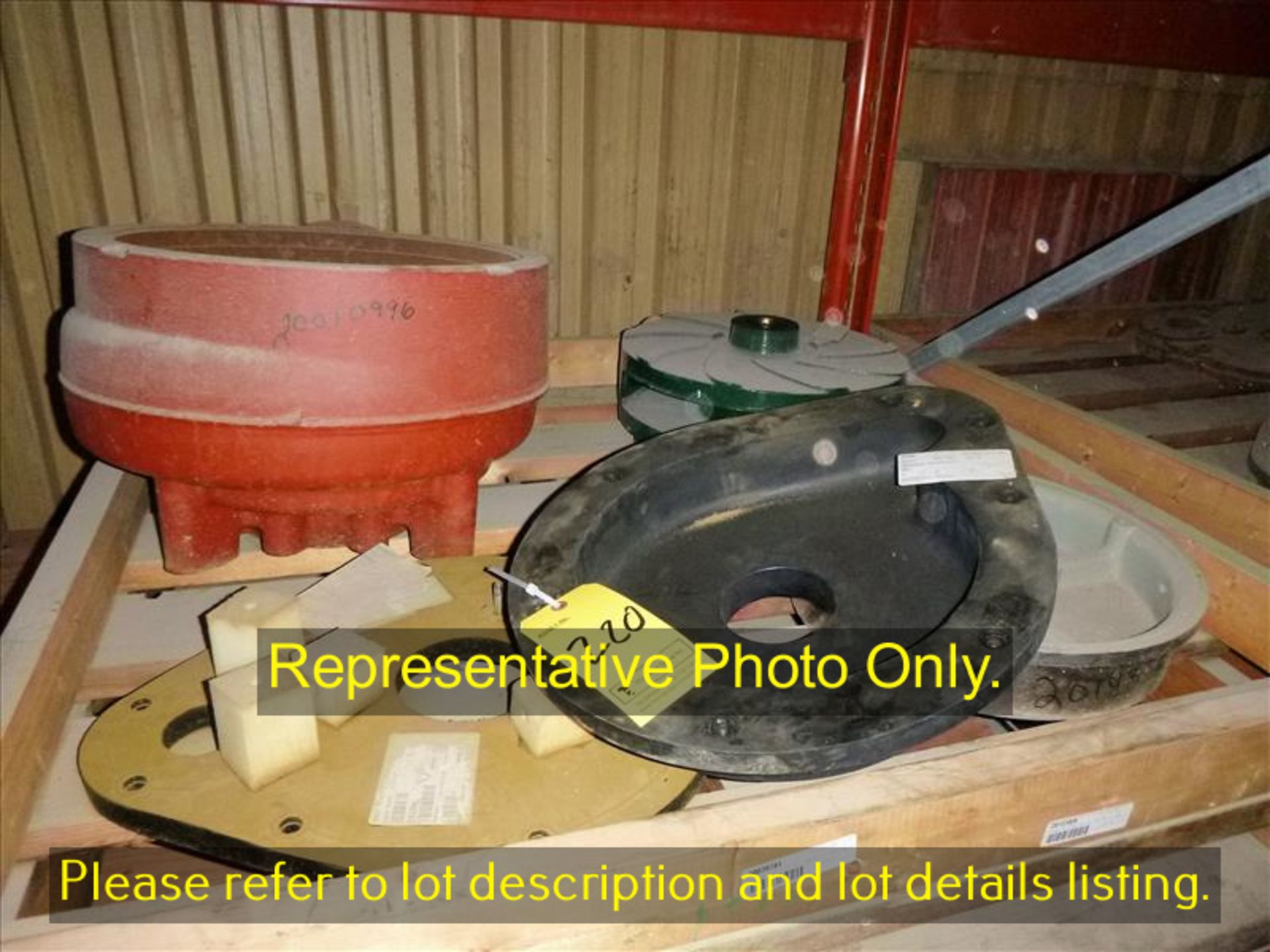 misc. pump spare parts, etc. (please see attached for detailed lot list. NOTE: quantities are - Image 4 of 7