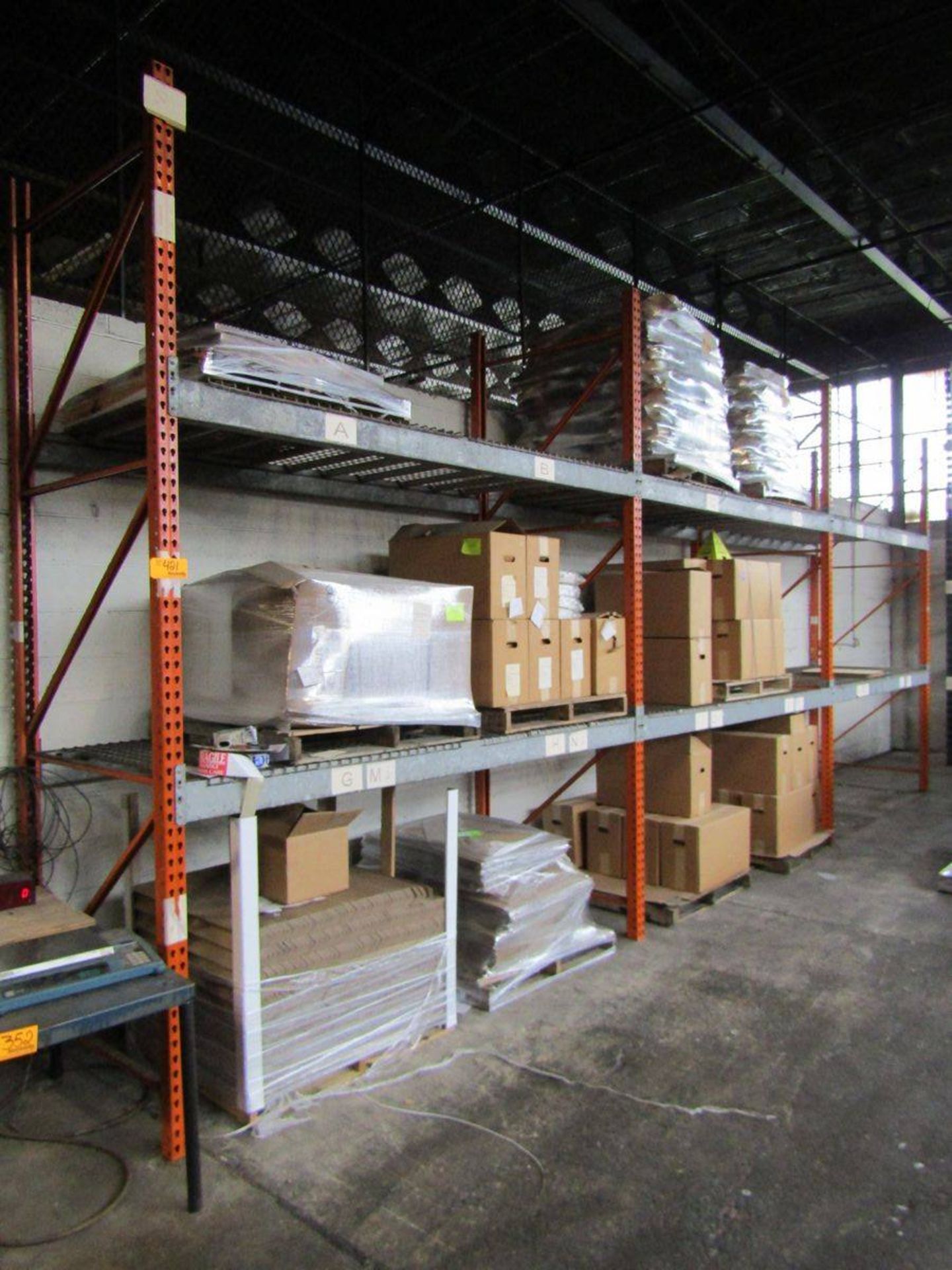 Sections of Pallet Racking