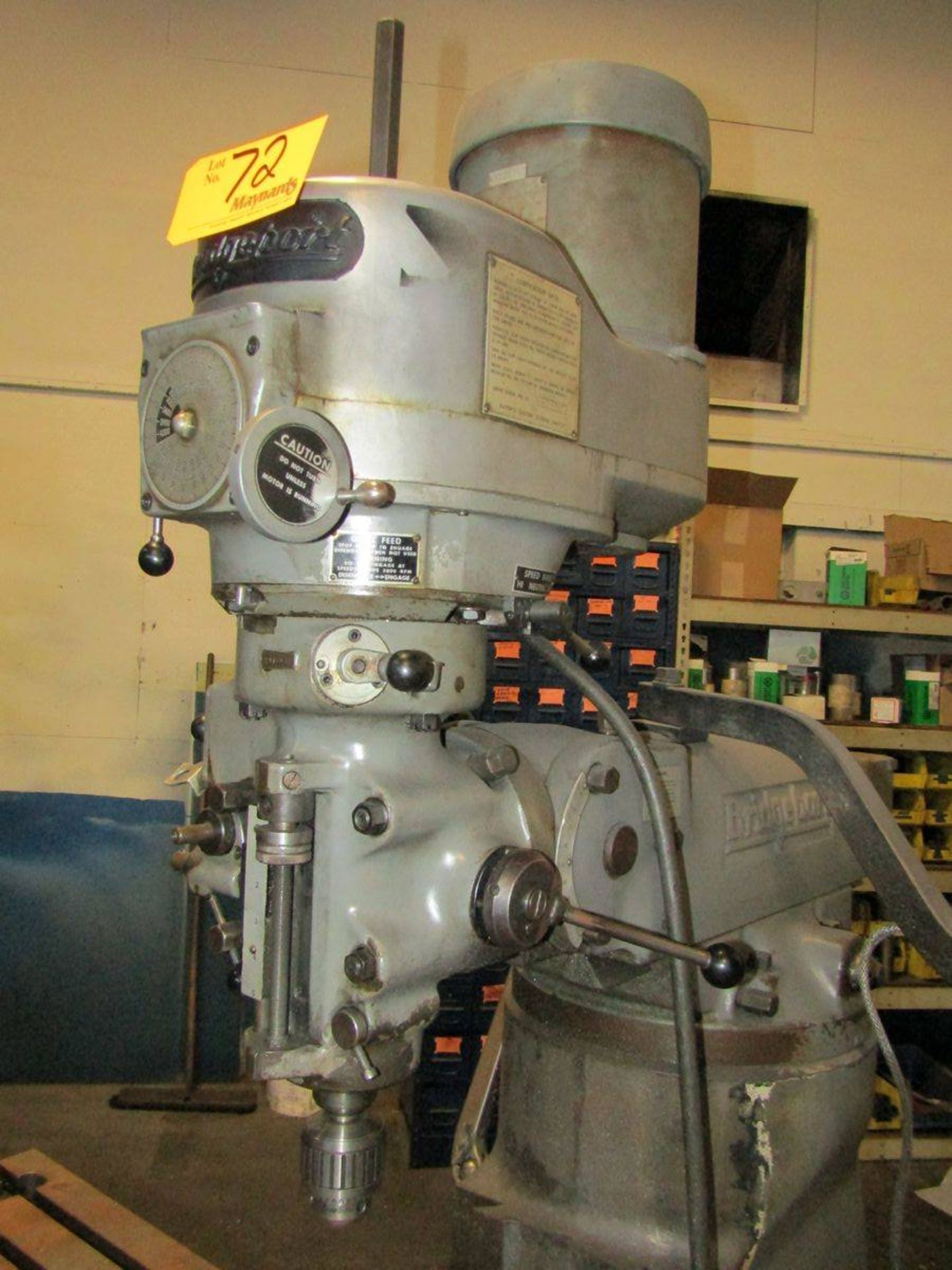 Bridgeport Vertical Milling Machine - Image 2 of 5