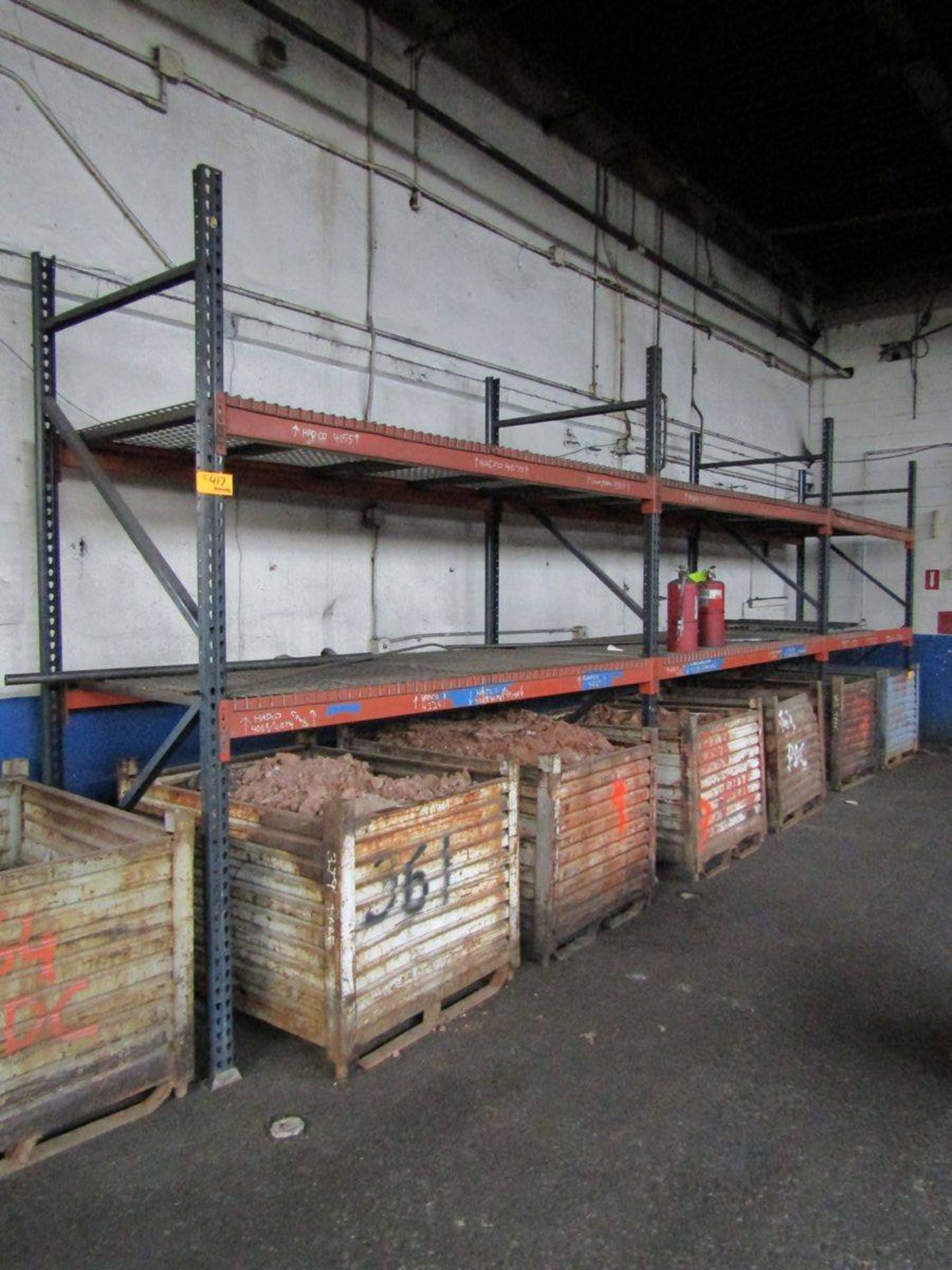 Sections of Pallet Racking