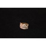 A 9ct Gold Diamond Ring, diamonds 0.6ct