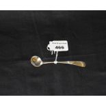 A Rare English Provincial Silver Snuff Spoon, Newcastle, Circa 1800, John Langlands