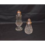 A Waterford Crystal Sugar Shaker and a Tyrone Crystal Sugar Shaker