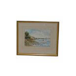 A Watercolour 'Sailing' - M J M Turner