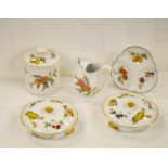 Five Pieces of Royal Worcester Eavesham Ware