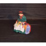 A Royal Doulton Figurine 'Silks and Ribbons'