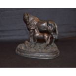 A Figurine of A Horse and Foal