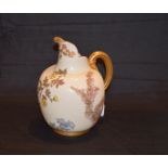 A Royal Worcester Hand Painted Jug