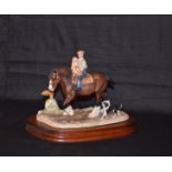 A Limited Edition Border Fine Art Figurine 'Off To The Fair'