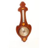 A Superb Edwardian Inlaid Mahogany Barometer