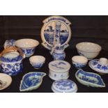 A Collection of Blue and White Wall Plates