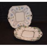 Two Shelley Bread Plates