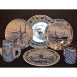 A Nice Collection of Blue and White Ware