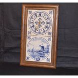 A Framed Plaque Clock