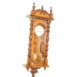 A Very Nice Mahogany Cased Keyhole Vienna Clock