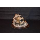 A Border Fine Art Figurine 'Let Sleeping Dogs Lie'