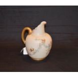 A Royal Worcester Hand Painted Jug