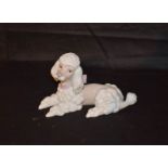 A Lladro Figurine of A Poodle