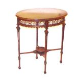 A Ncie Oval Mahogany Occasional Table