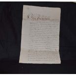 An 18th Century Deed of Conveyance, dated 1797, ref lands at Galgorm