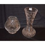 Two Nice Crystal Vases
