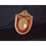 A Nice Gilted Oval Picture Frame